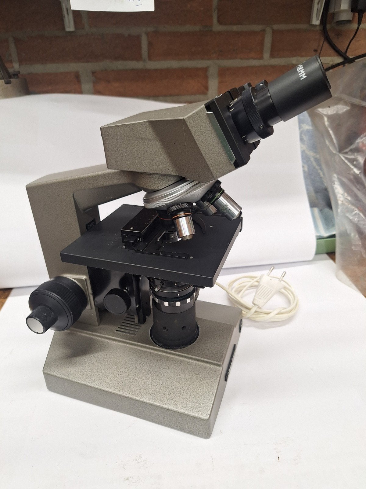 Olympus CH Biologische Microscoop met Koffer en Accessoires, Ophalen of Verzenden, Gebruikt, 400x tot 1000x, Biologische microscoop