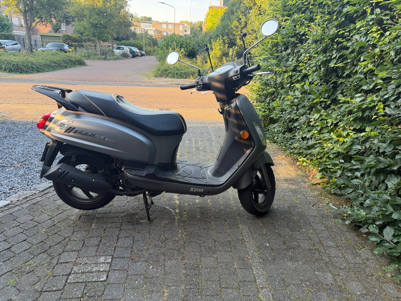 SYM Fiddle II Scooter - Grijs, 18000 km, Ophalen, Gebruikt, Maximaal 45 km/u, Benzine