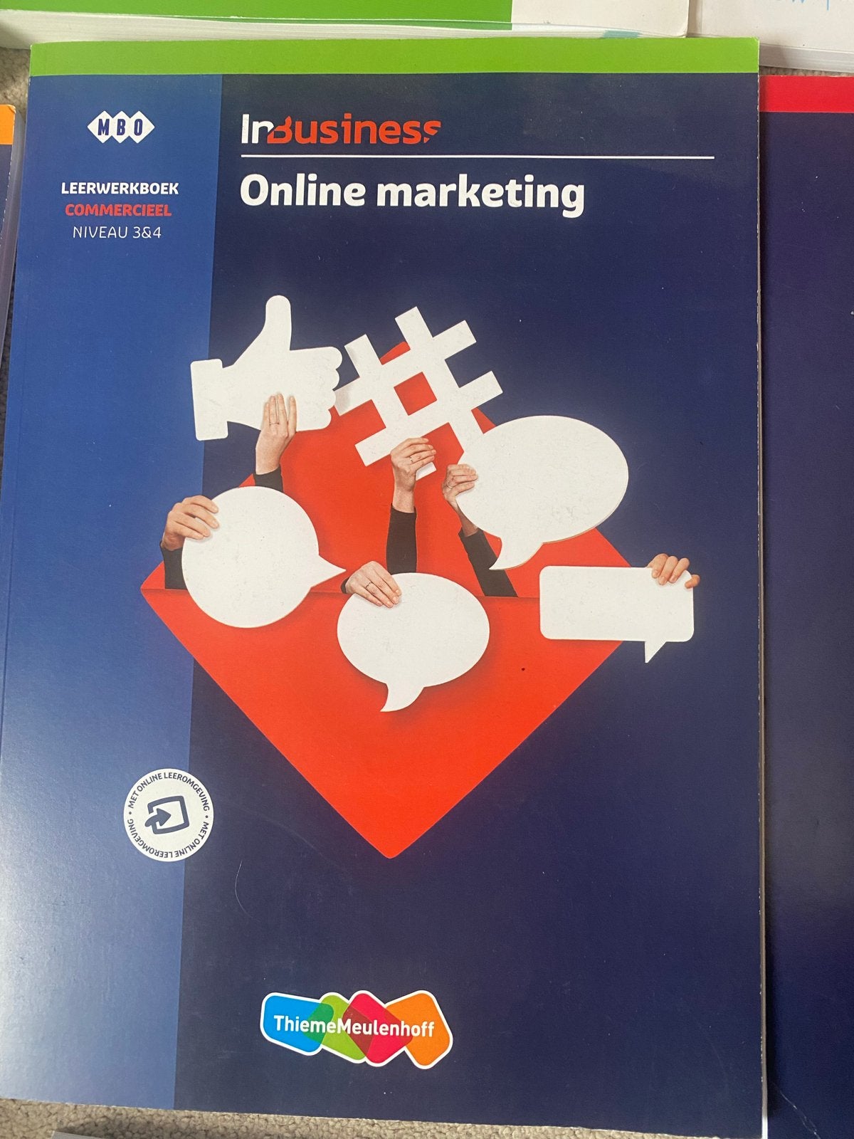 InBusiness Online Marketing Leerwerkboek MBO Commercieel, Boeken, Ophalen of Verzenden, Gamma, Zo goed als nieuw, MBO