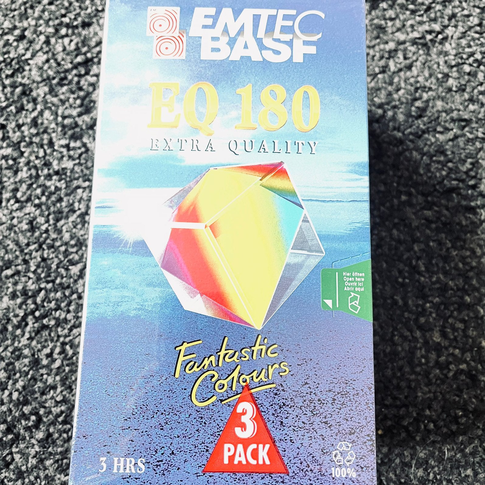 Nieuw 3 pak VHS videobanden 180 min  merk TDK dn BASF, Alle leeftijden, Ophalen of Verzenden, Nieuw in verpakking, Overige genres