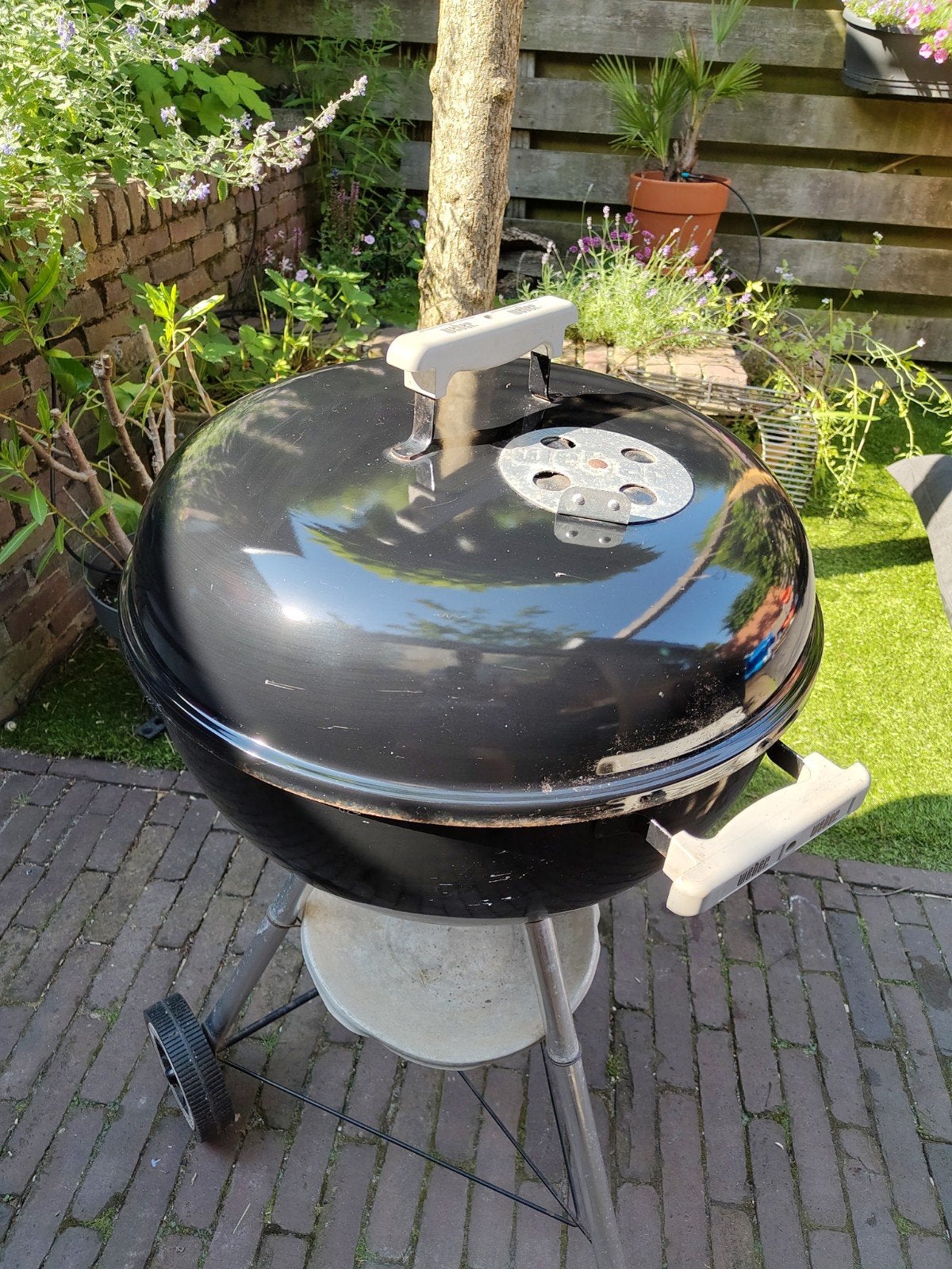 Weber Kettle 47 cm - Gebruikt, Ophalen of Verzenden, Gebruikt, Weber