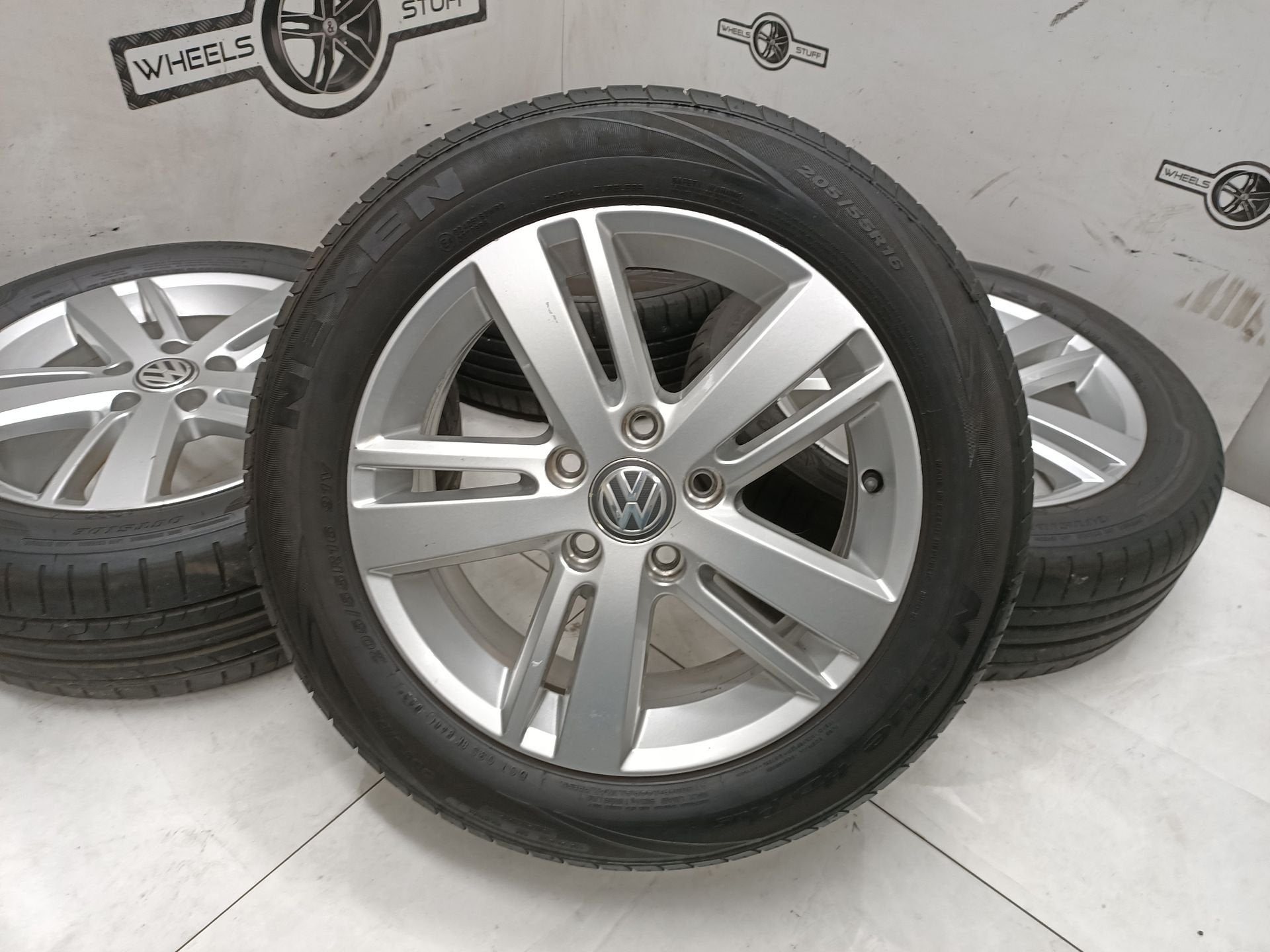 VW Golf 6 Stratfort 16 inch lichtmetaal velgen 5x112, Auto-onderdelen, Banden en Velgen, Gebruikt, -, -, Banden en Velgen