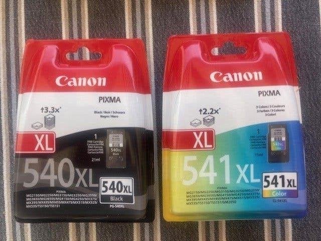 Te koop : Canon 540XL en 541XL cartridges, Computers en Software, Printerbenodigdheden, Nieuw, Cartridge, Ophalen of Verzenden