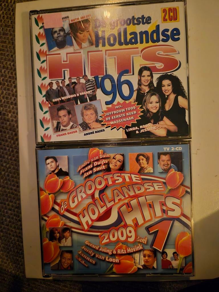 DE GROOTSTE HOLLANDSE HITS - 2 Verzamel2cd's - 2€ pst, Ophalen of Verzenden, Gebruikt, Nederlandstalig