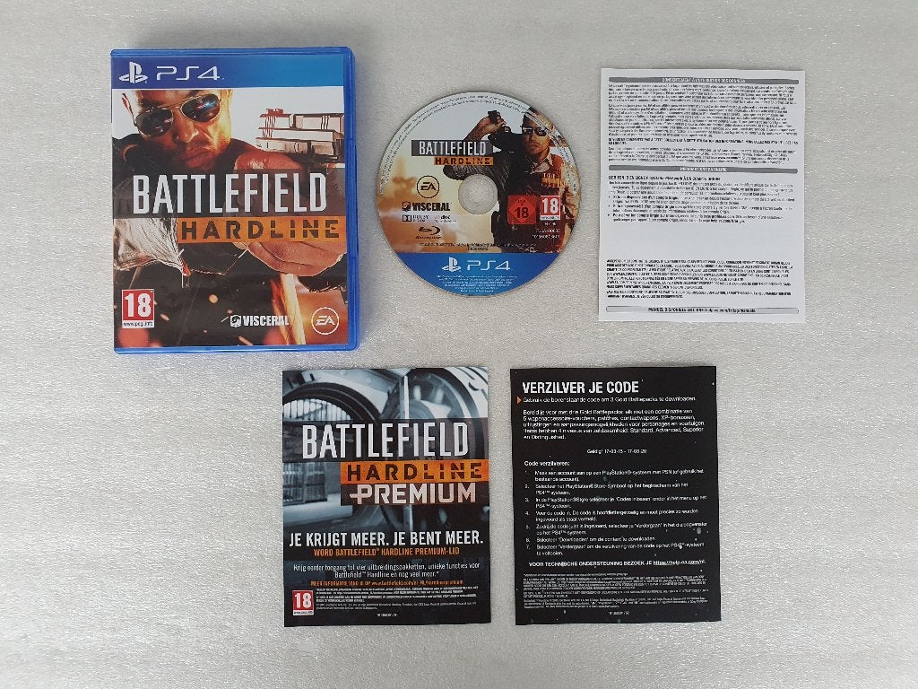 PS4: Battlefield - Hardline, Gebruikt, Vanaf 18 jaar, Shooter, 1 speler