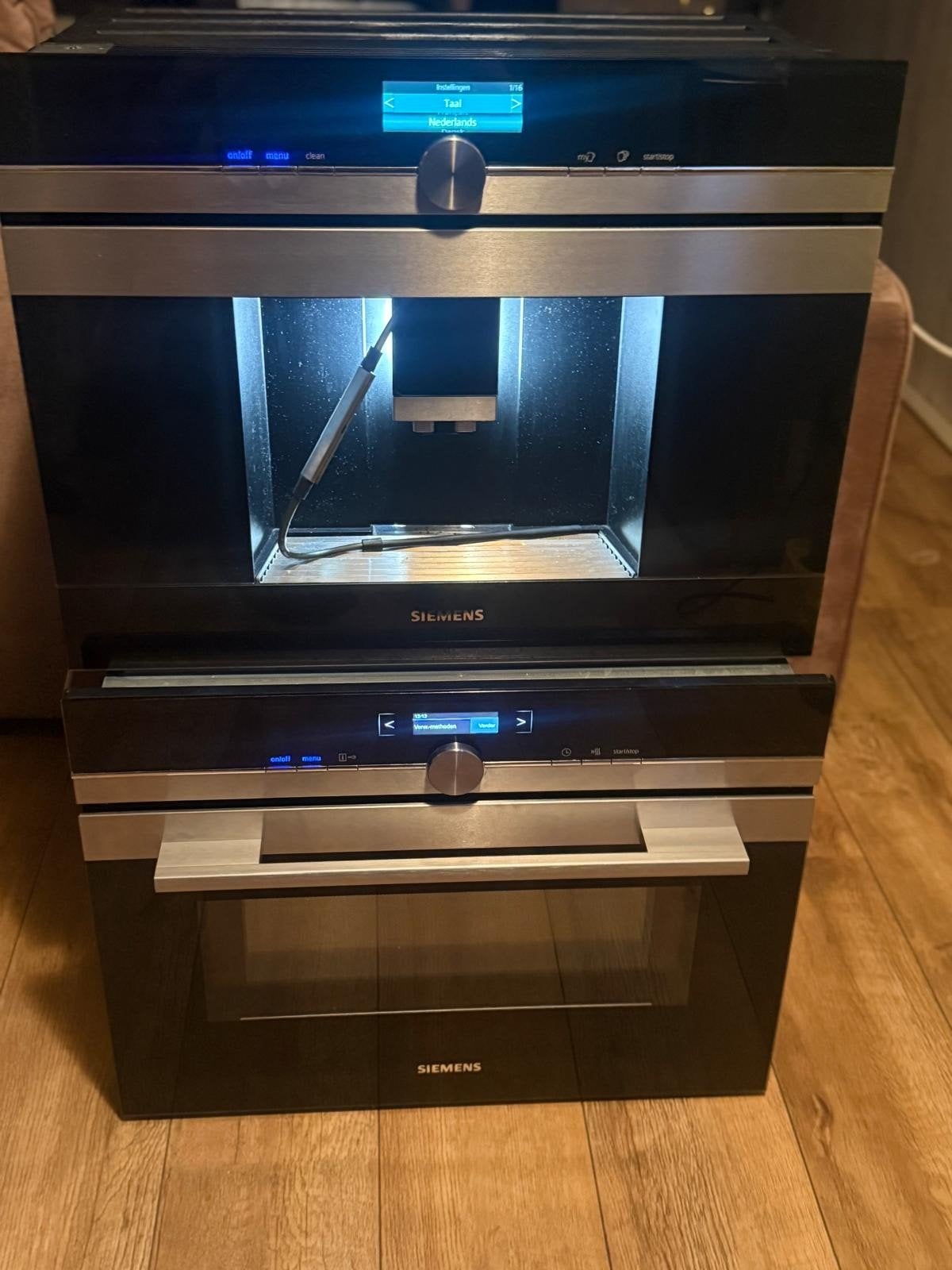 Siemens Serie 700: Inbouw Koffiemachine wifi & Combi-magnetr, Ophalen, Siemens, Inbouw, Magnetronfunctie