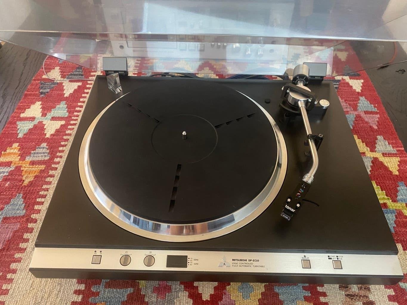 Mitsubishi DP-EC 10 High end Vintage platenspeler, Audio, Tv en Foto, Platenspelers, Ophalen, Zo goed als nieuw, Overige merken