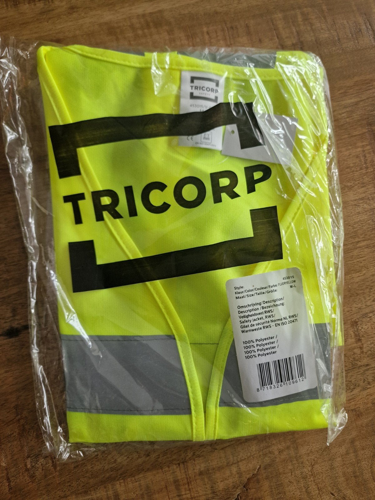 Nieuwe Tricorp RWS Veiligheidsvest Fluor Geel M-L, Ophalen