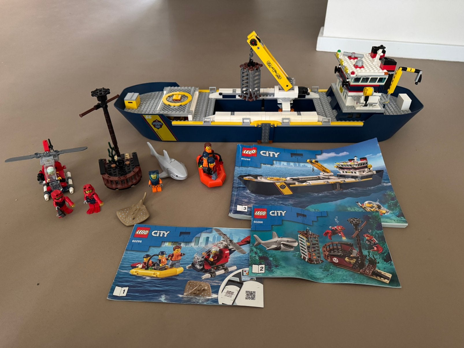 5 complete lego sets Oceaan 60266, 60263, 60265, 30360 60264, Ophalen of Verzenden, Zo goed als nieuw
