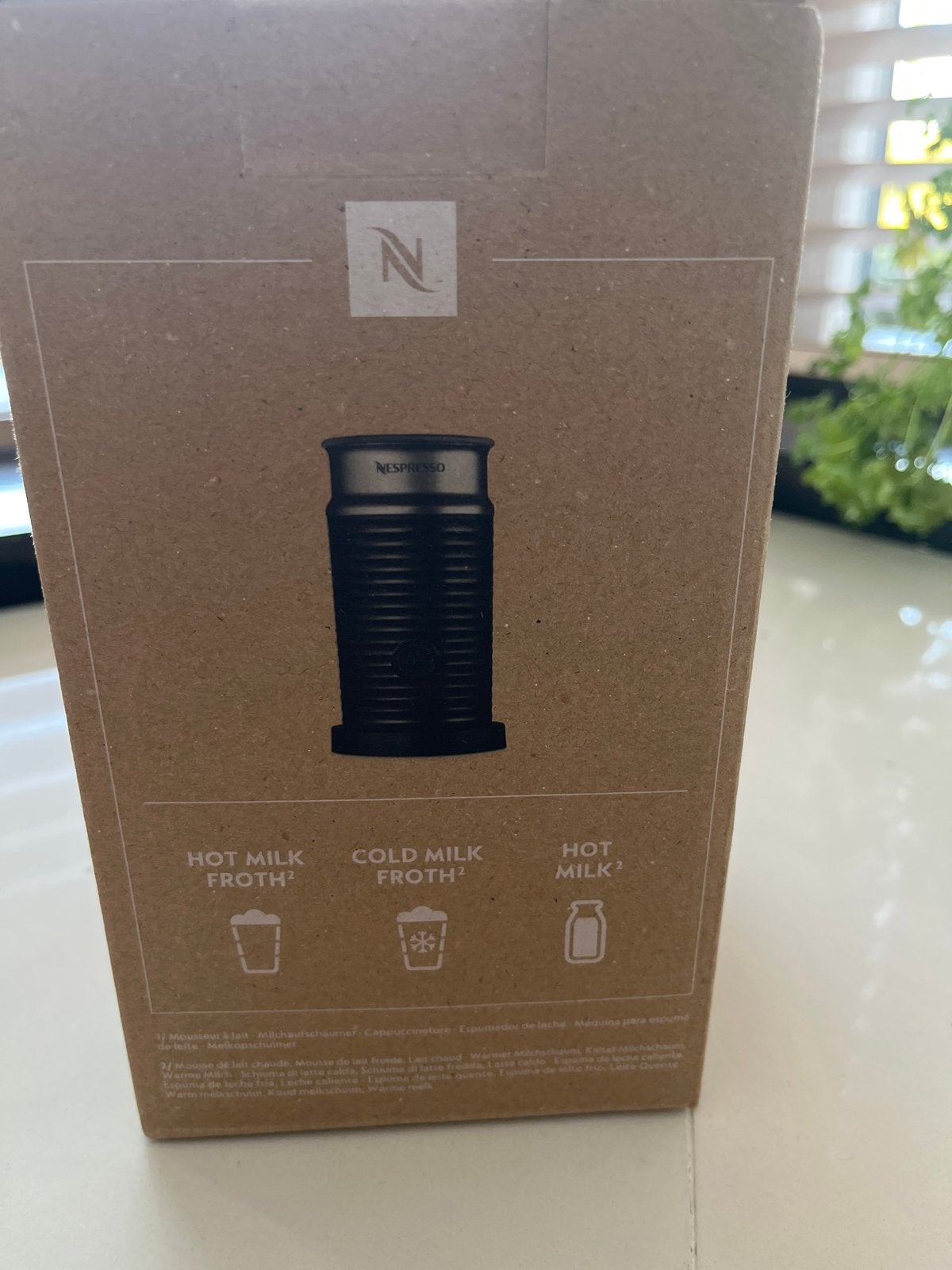 Nespresso Aeroccino 3 Melkopschuimer - Nieuw in doos, Ophalen of Verzenden, Nieuw, Elektrische melkopschuimer