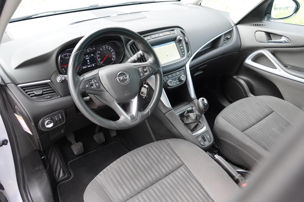 Opel Zafira 1.4 Tourer C TREKHAAK CRUISE NAVIGATIE PDC 6-BAK, Stof, Euro 6, 4 cilinders, Origineel Nederlands