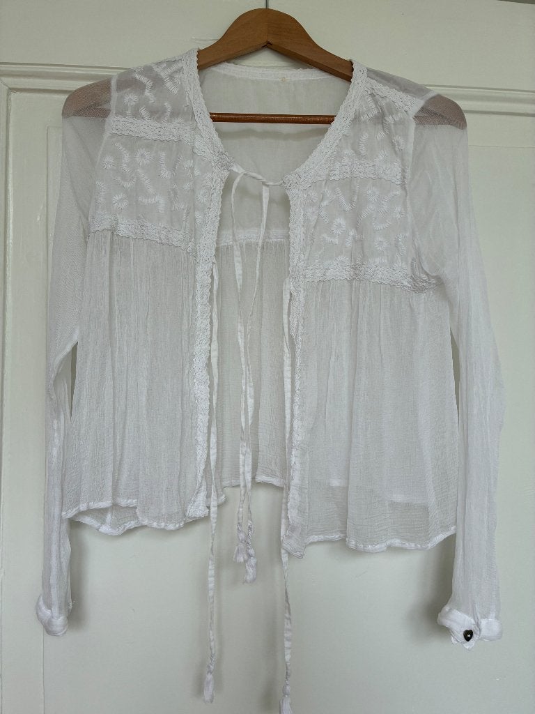 Isla Ibiza vestje blouse S, Kleding | Dames, Blouses en Tunieken, Wit, Ophalen of Verzenden, Zo goed als nieuw, Isla Ibiza
