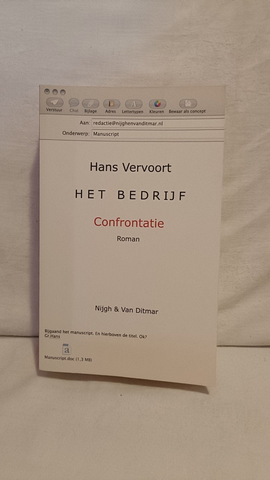 Vervoort, Hans - Het bedrijf 3 Confrontatie, Hans Vervoort, Ophalen of Verzenden, Zo goed als nieuw, Nederland