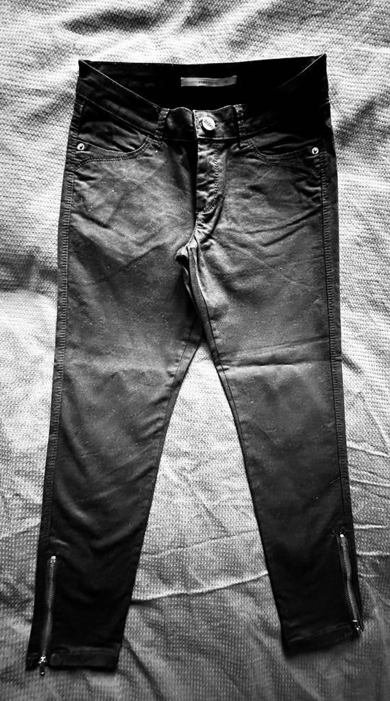 Steps, leuke stretch broek, maat 36, Ophalen of Verzenden, Zo goed als nieuw, Zwart