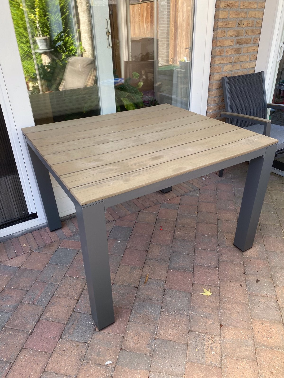 Tuintafel te koop, Tuin en Terras, Ophalen, Gebruikt, Rechthoekig, Aluminium
