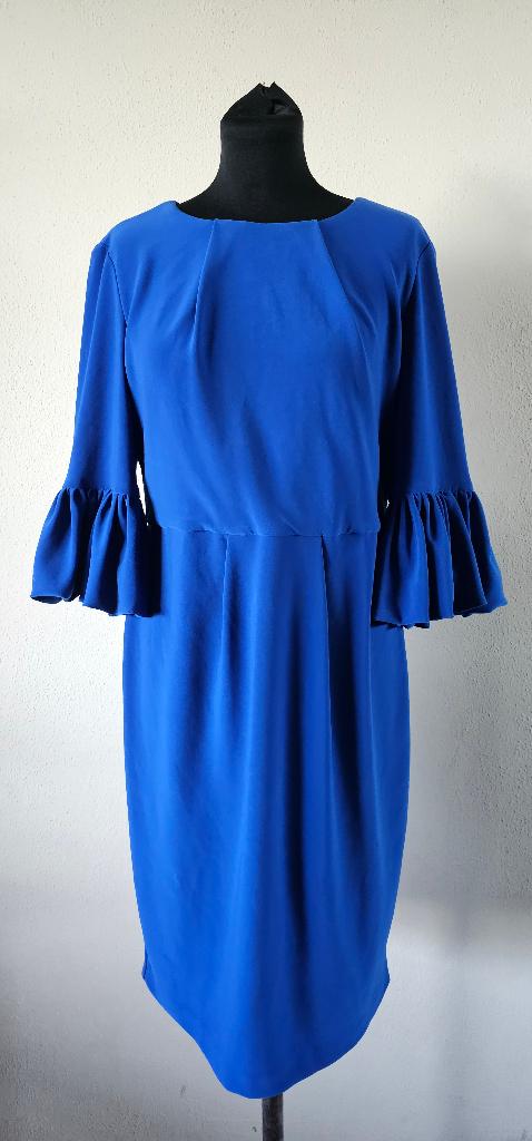 Joseph Ribkoff Koningsblauwe Jurk Maat 38 (29625), Maat 38/40 (M), Blauw, Joseph Ribkoff, Ophalen of Verzenden