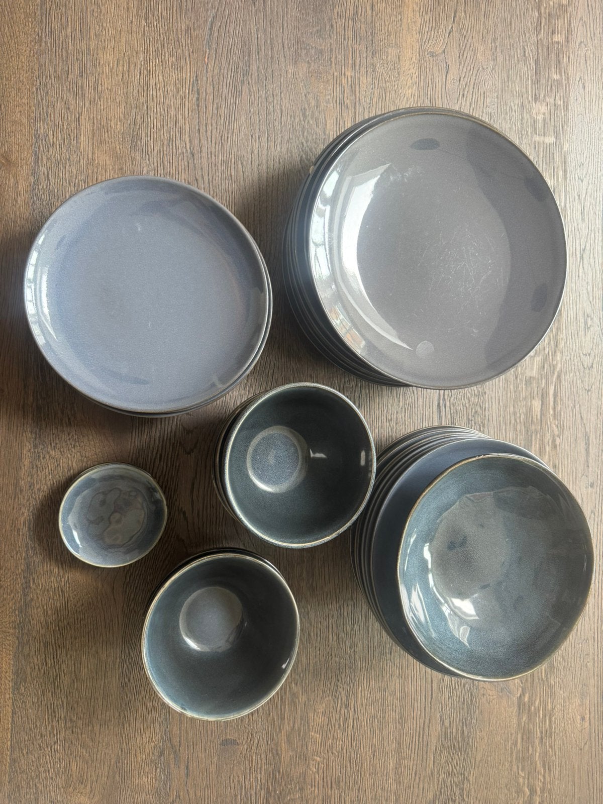 Servies blauw, Ophalen, Gebruikt, Bord(en), Overige stijlen