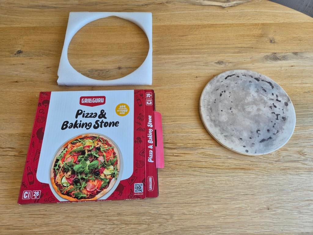 Grill Guru Pizzasteen compact 26cm, Ophalen of Verzenden
