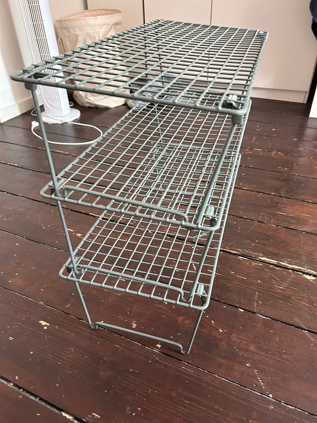 IKEA GREJIG schoenenrek grijs - 3 lagen, Ophalen, Gebruikt