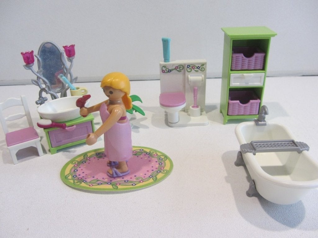 Playmobil Badkamer met bad op pootjes – 5307, Ophalen of Verzenden, Gebruikt, Losse onderdelen