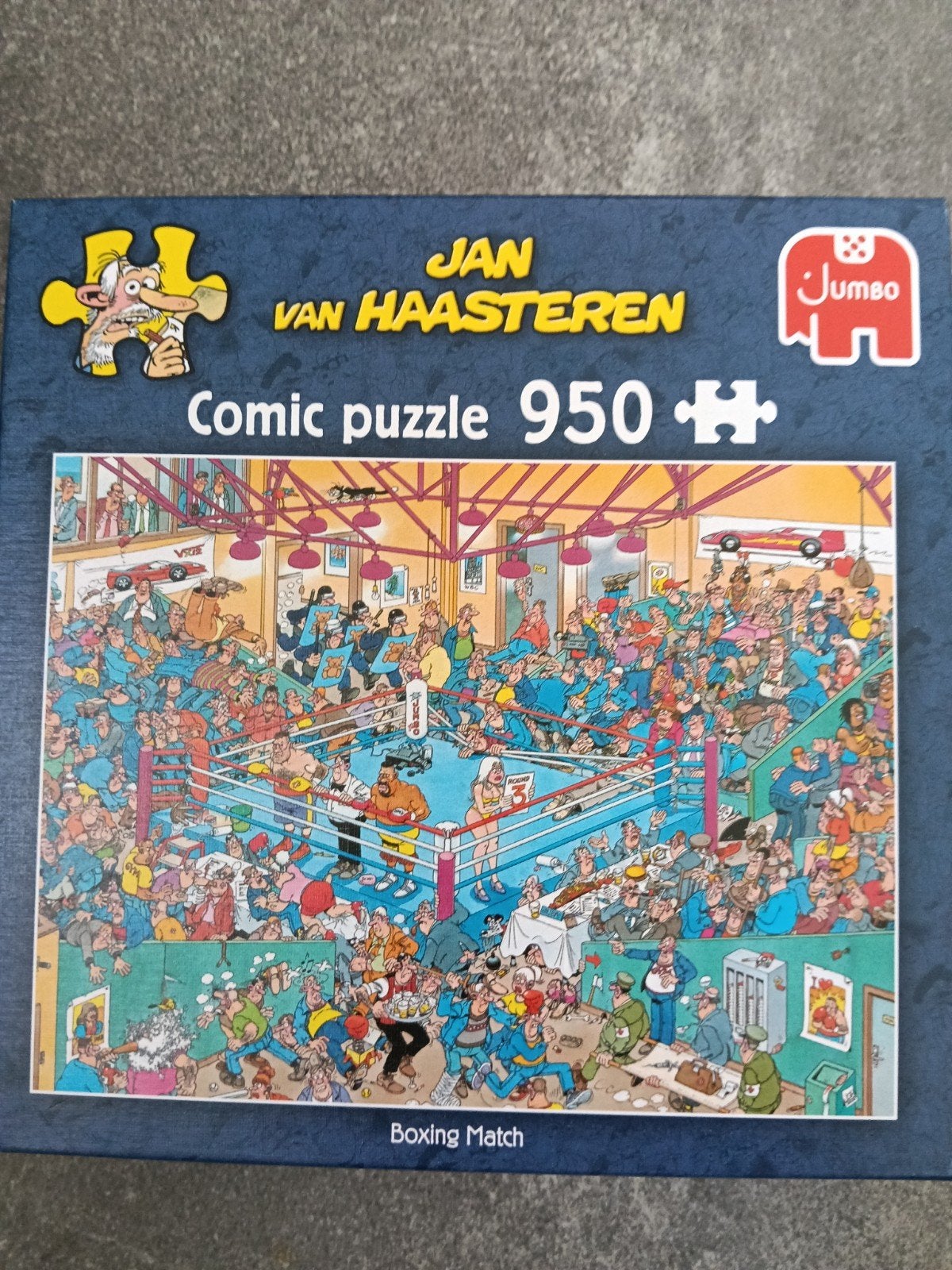Jan van Haasteren - Boxing Match (950 stuks), Hobby en Vrije tijd, Ophalen of Verzenden, 500 t/m 1500 stukjes, Zo goed als nieuw