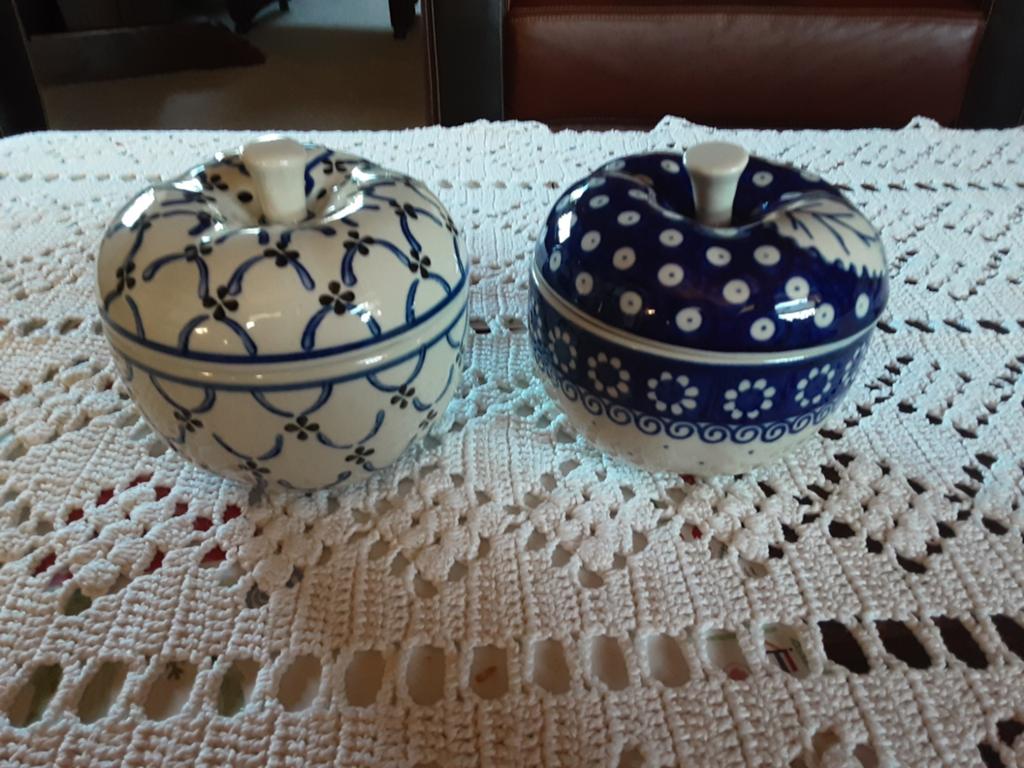 Bunzlau appelpotjes, Ophalen of Verzenden, Keramiek, Overige stijlen, Overige typen