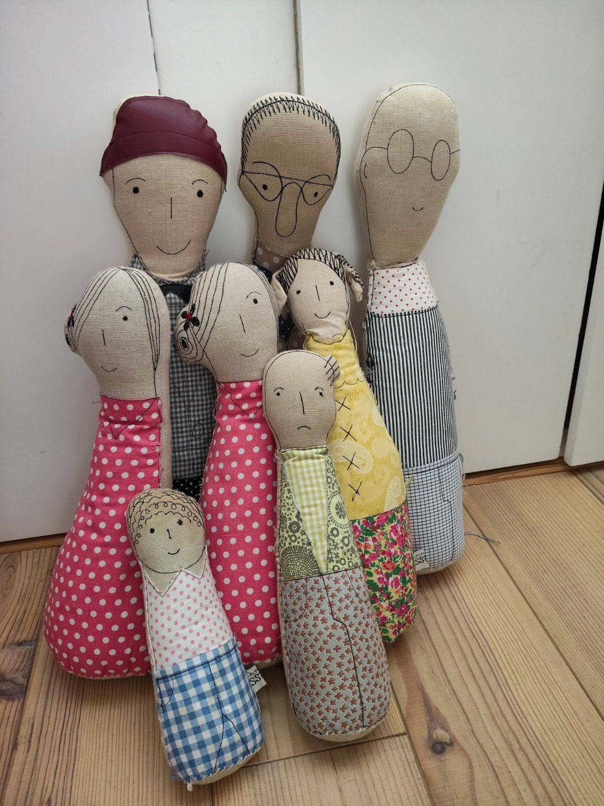 Set van 8 Sissi-Boy stoffen poppen, Ophalen, Gebruikt, Babypop