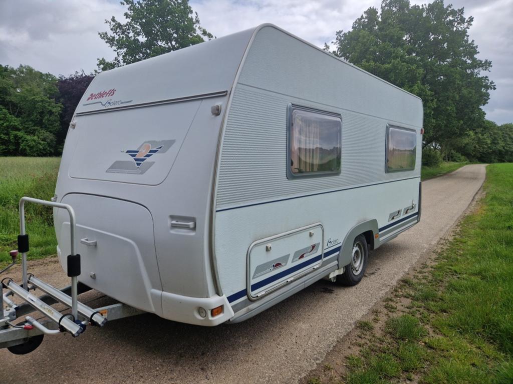 Dethleffs Mover Bovag Nette Staat Frans Bed Bolaro, Caravans en Kamperen, Caravans, Vast bed, Treinzit, 750 - 1000 kg, Particulier
