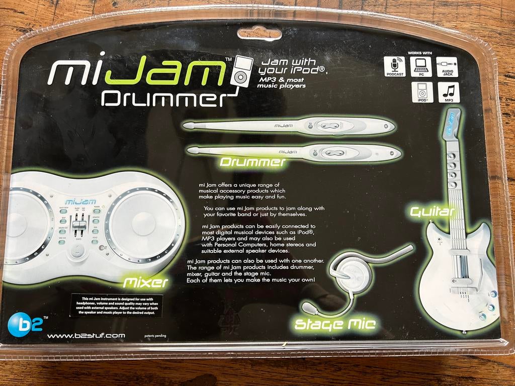 MiJam Drummer: Interactief Drumstel voor iPod/MP3, Muziek en Instrumenten, Ophalen of Verzenden, Nieuw, Overige merken, Elektronisch