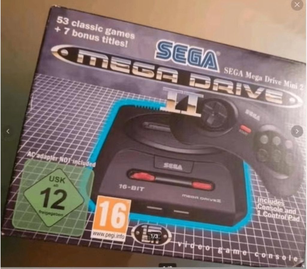 Sega Mega Drive Mini 2 | 60 games, Spelcomputers en Games, Spelcomputers | Sega, Ophalen of Verzenden, Nieuw, Met 1 controller