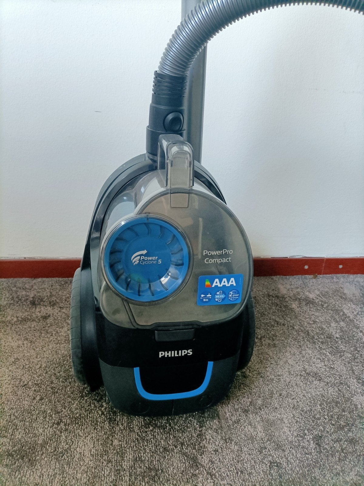 Philips stofzuiger zonder zak, Ophalen, Gebruikt