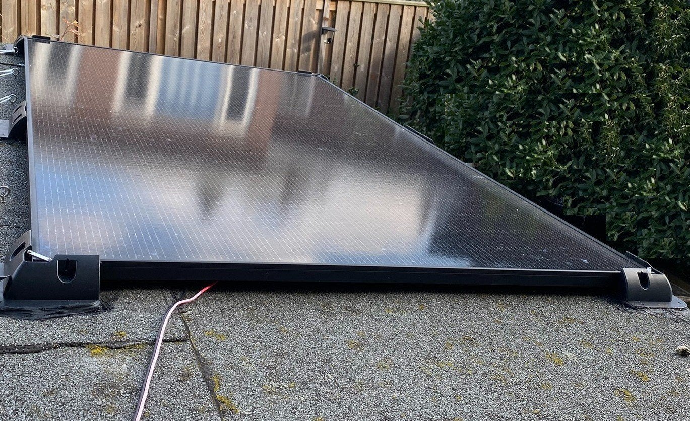 Solar 500W Bifacial Full Black ZProductkenmerk 6mnd oud:, Ophalen, Nieuw, Paneel, 200 wattpiek of meer