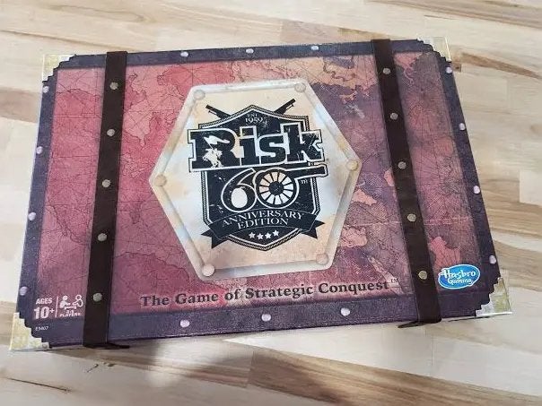 Risk 60th Anniversary Edition - Strategisch Bordspel, Drie of vier spelers, Ophalen of Verzenden, Zo goed als nieuw
