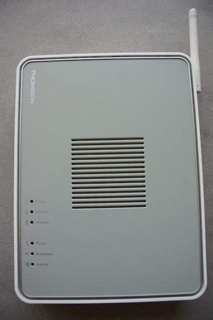Modem Thomson TG712 – 1E404F, Ophalen of Verzenden, Gebruikt, Router, Thomson