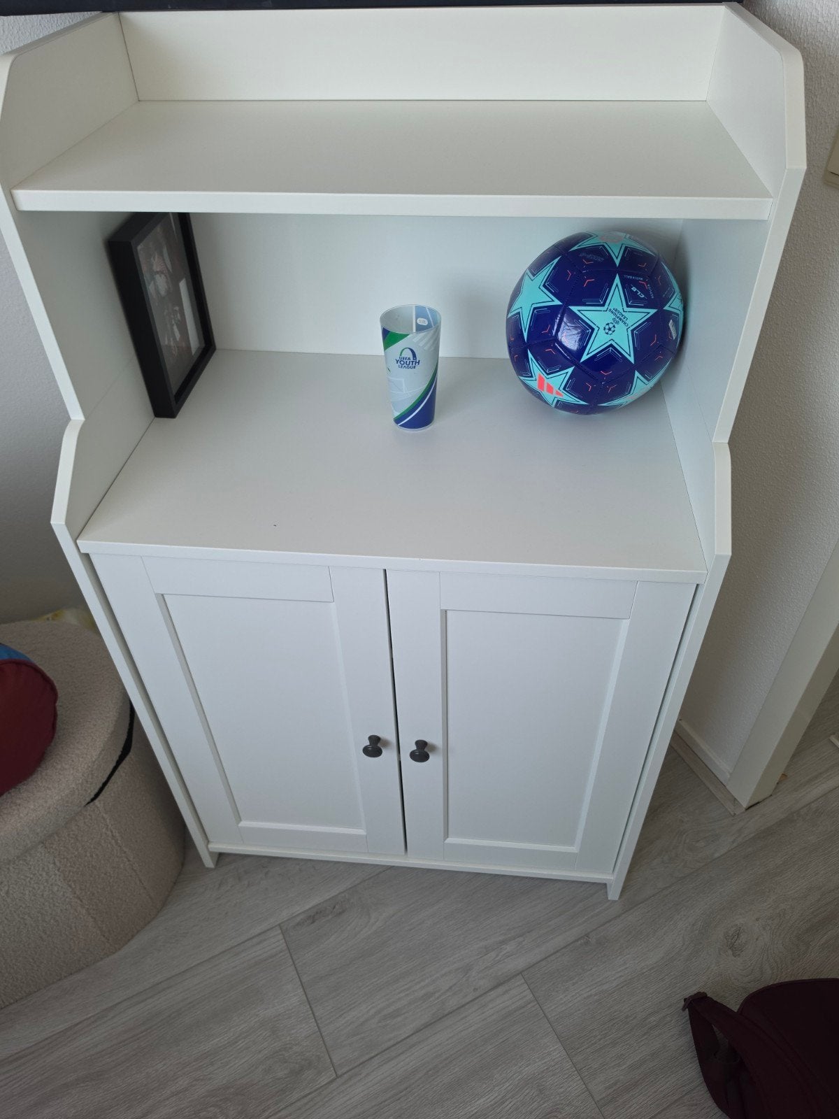 Witte kast met planken en deuren, Huis en Inrichting, Kasten | Overige, Ophalen of Verzenden