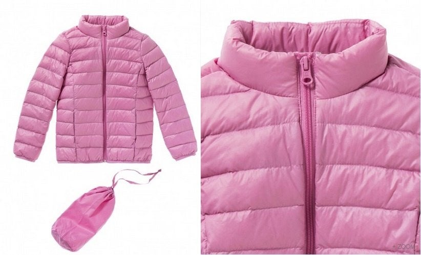 Roze Benetton tussenjas dons jas meisjesjack maat 146 XL, Kinderen en Baby's, Meisje, Nieuw, Ophalen of Verzenden, Benetton