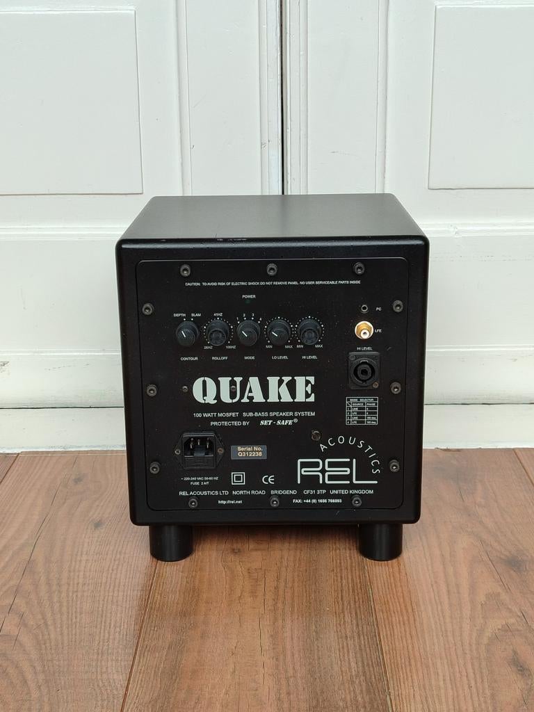 Krachtige Rel subwoofer !, Overige merken, Gebruikt, Subwoofer, Ophalen of Verzenden