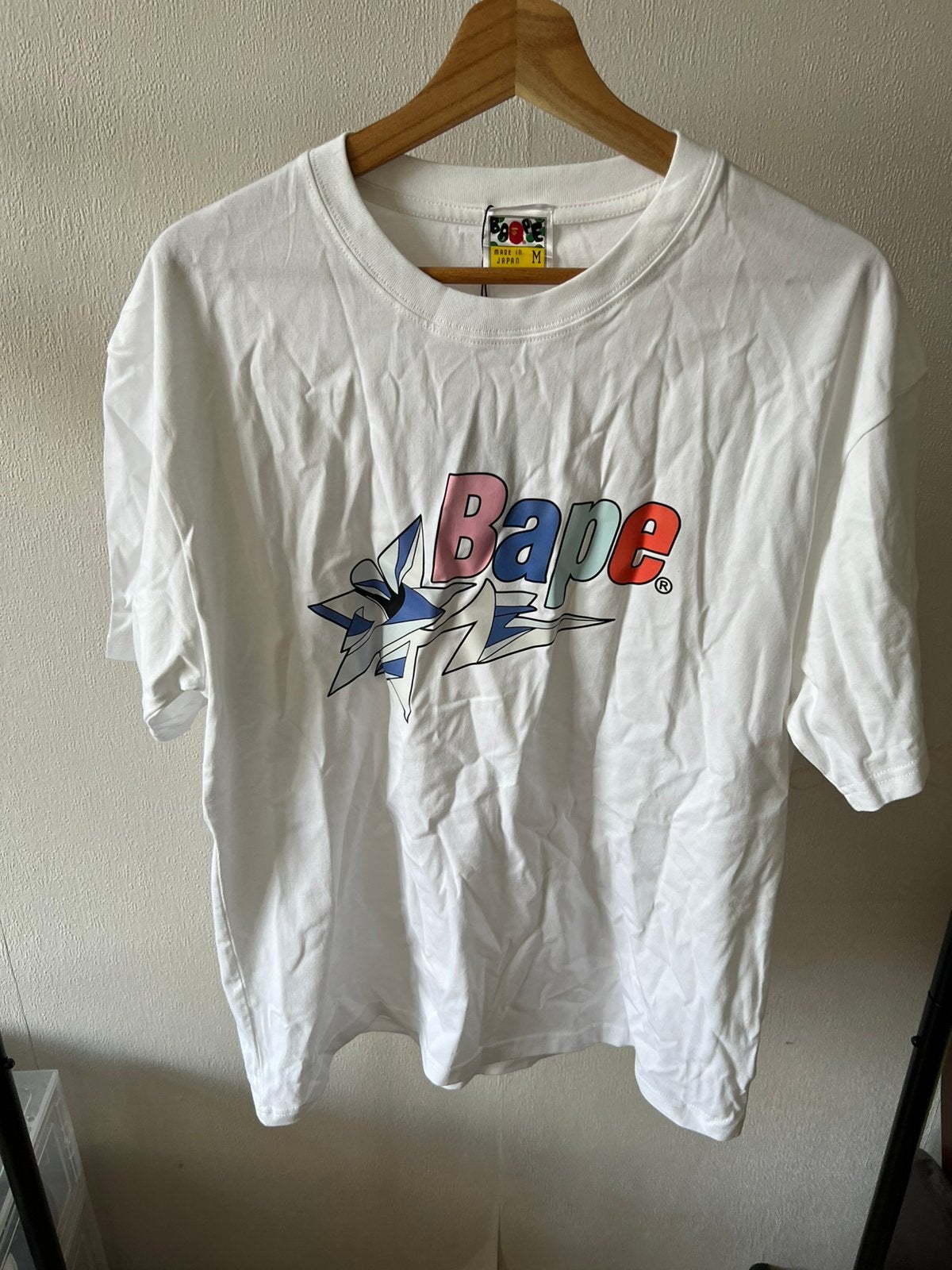 Bape white t shirt, Ophalen of Verzenden, Zo goed als nieuw, Wit
