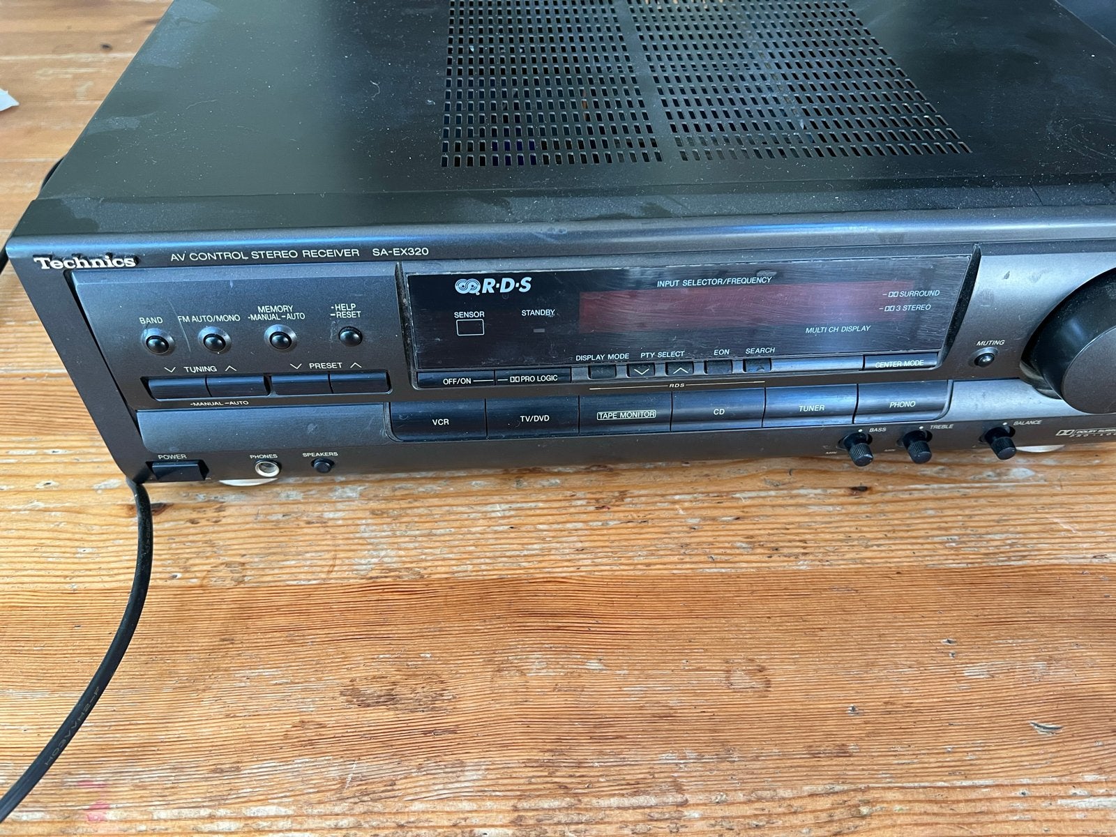 Technics SA-EX320 AV Control Stereo Receiver, Overige merken, Gebruikt, Ophalen of Verzenden, 60 tot 120 watt
