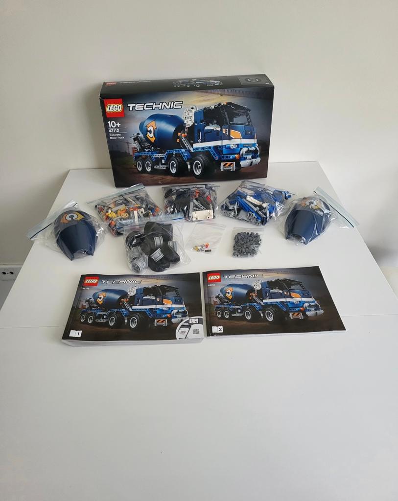 LEGO Technic 42112 Betonmixer Compleet, Kinderen en Baby's, Speelgoed | Duplo en Lego, Verzenden, Lego, Zo goed als nieuw, Complete set