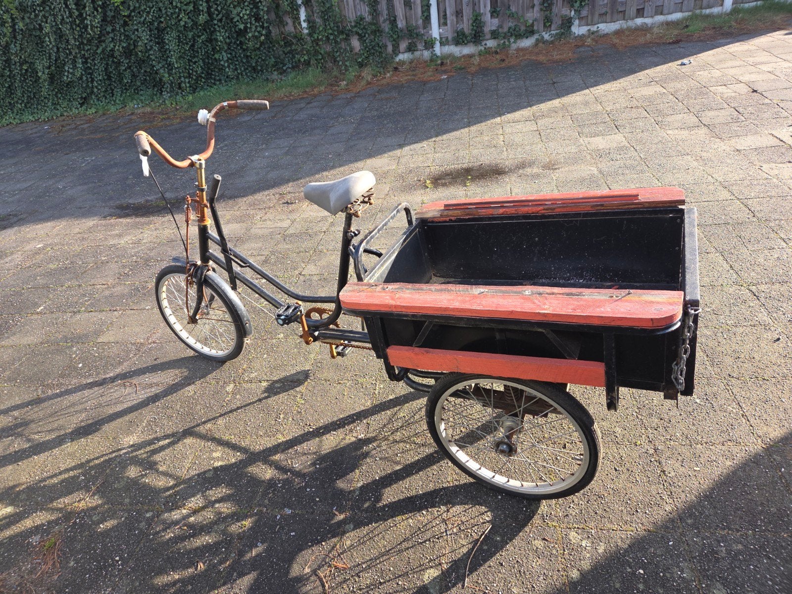 Driewieler bakfiets opknapper, Fietsen en Brommers, Ophalen, Gebruikt, Goederen, Overige merken