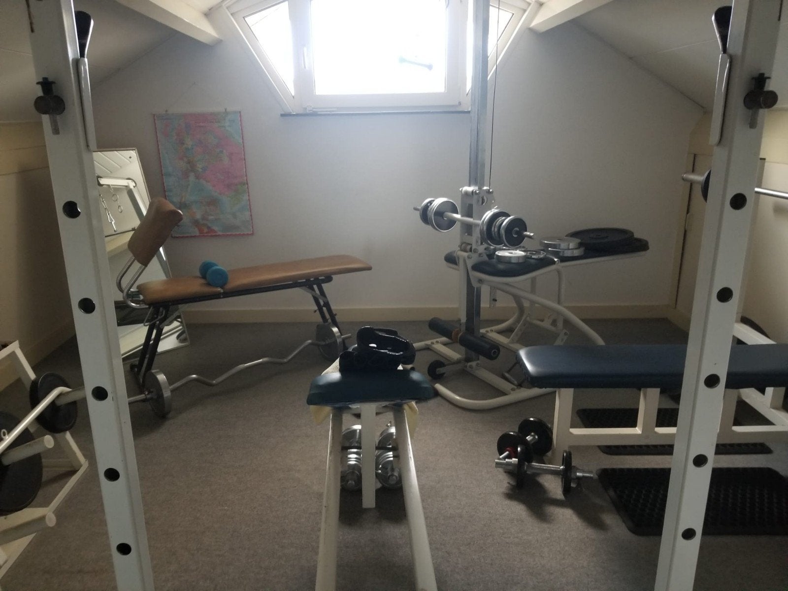 Complete Home Gym Set - Halters, Gewichten, Banken, Ophalen, Gebruikt, Benen, Dumbbell