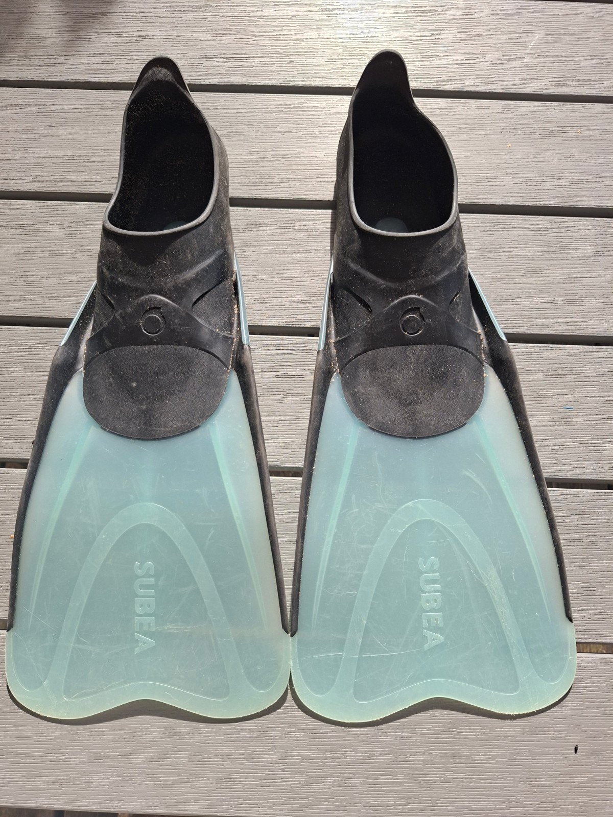 Decathlon Subsea zwem- of duikvliezen maat 44-45, Watersport en Boten, Duiken, Ophalen, Gebruikt, Zwem- of Duikvliezen