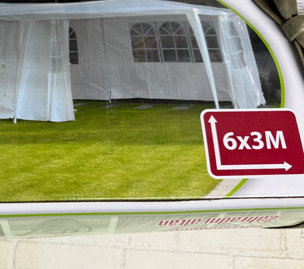 Partytent  6 X 3 meter, Tuin en Terras, Partytenten, Ophalen, Partytent, Minder dan 4 meter, 2 meter of meer