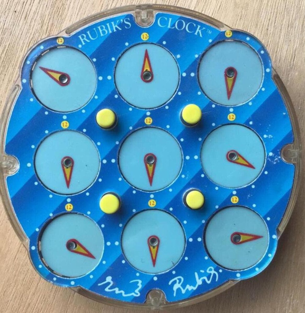 Rubik’s Clock puzzel / breinbreker - vanaf 5 jaar - ZGAN, Ophalen of Verzenden, Zo goed als nieuw, Rubik's of 3D-puzzel
