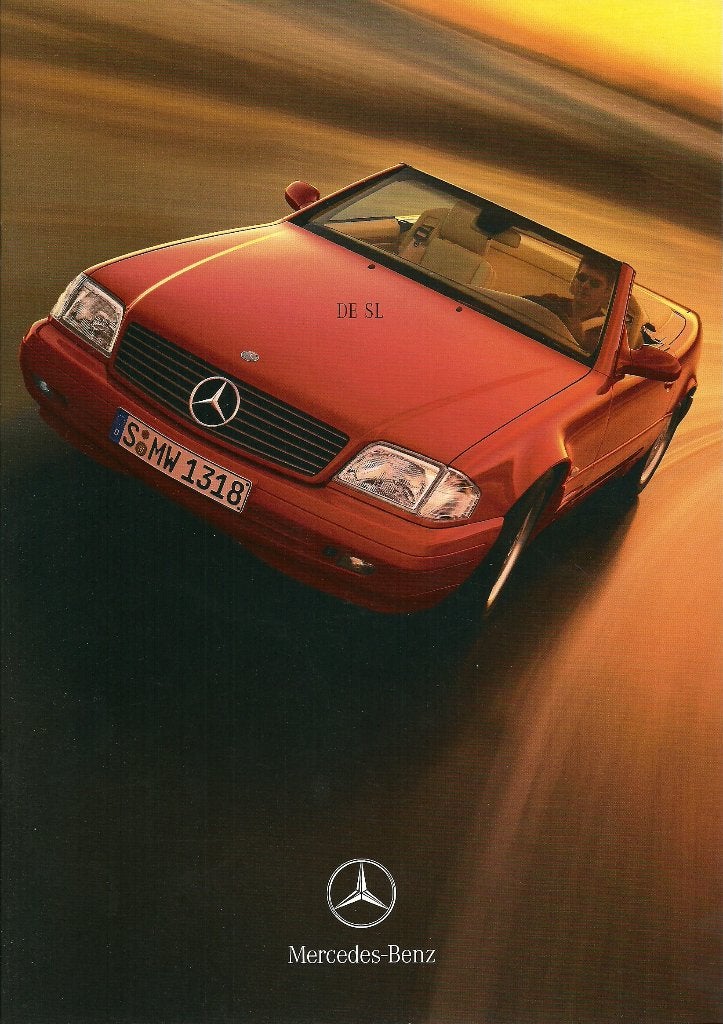 Mercedes SL roadster folder, Ophalen of Verzenden, Zo goed als nieuw, Mercedes