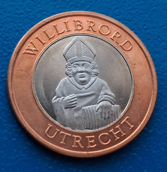 Penning Utrecht 1995 - De Willibrord Munt, Postzegels en Munten, Penningen en Medailles, Verzenden, Overige materialen, Nederland