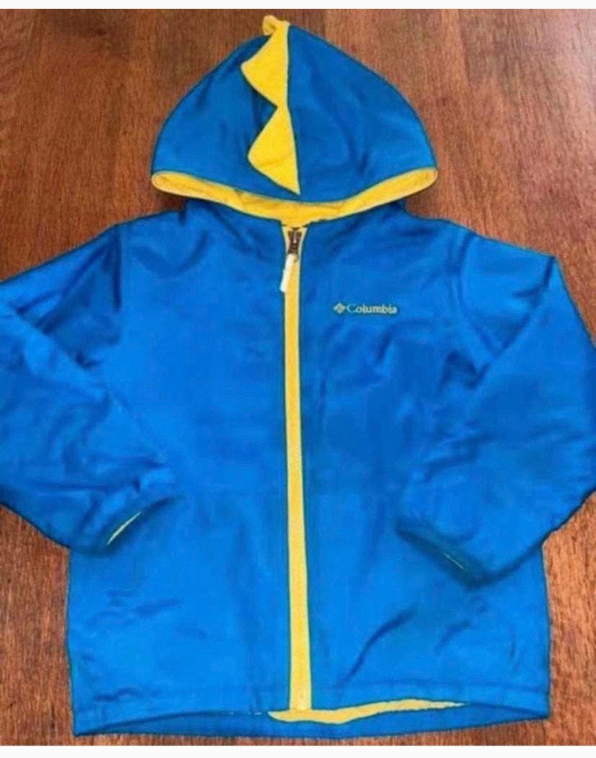 Jas tussenjas mt 98-104 draken blauw, Ophalen of Verzenden, Zo goed als nieuw, Jongen, Jas