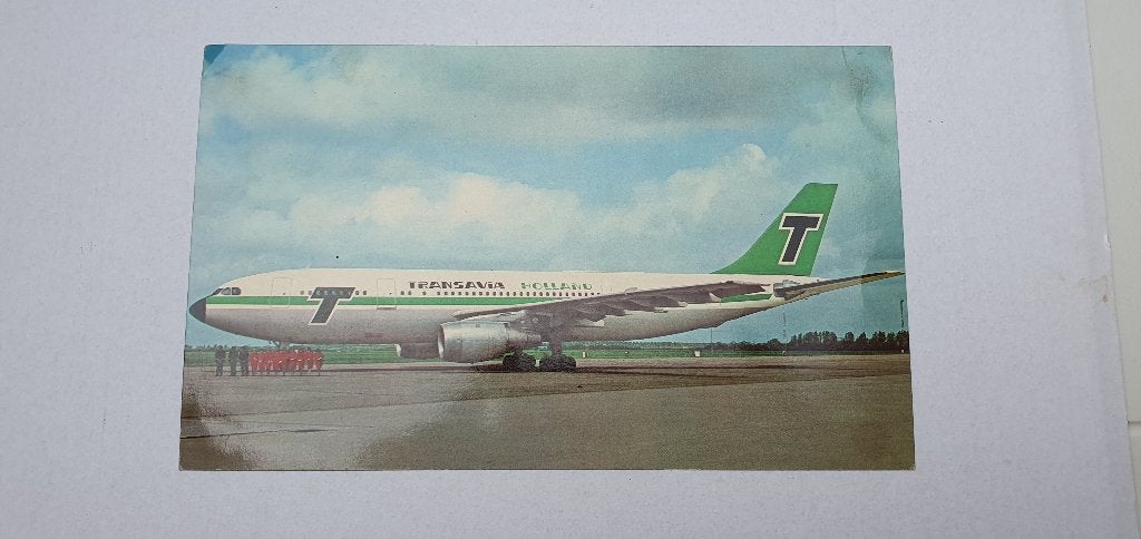 Luchtvaart Ansichtkaart–Transavia Holland Airbus A300B2, Verzamelen, Ophalen of Verzenden, Gebruikt, Kaart, Foto of Prent
