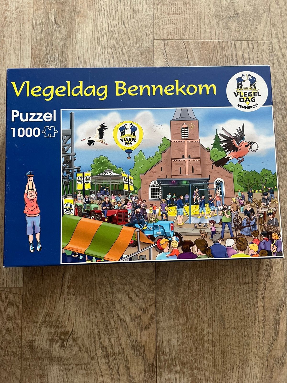 Bennekom vlegeldag puzzel, Ophalen of Verzenden, 500 t/m 1500 stukjes, Gebruikt, Legpuzzel